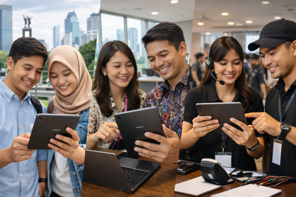 Solusi Sewa Tablet Jakarta Dukung Efisiensi Event dan Mobilitas Bisnis